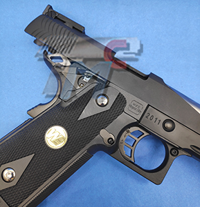 WE HI-Capa 7inch Dragon Type-B GBB Pistol (Full Auto version)(BK) - Click Image to Close